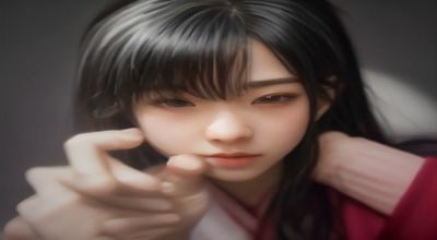 黑丝诱惑约会造型，薄透蕾丝丝袜搭配深红色连衣裙，暖光氛围感强，背景为餐厅窗边